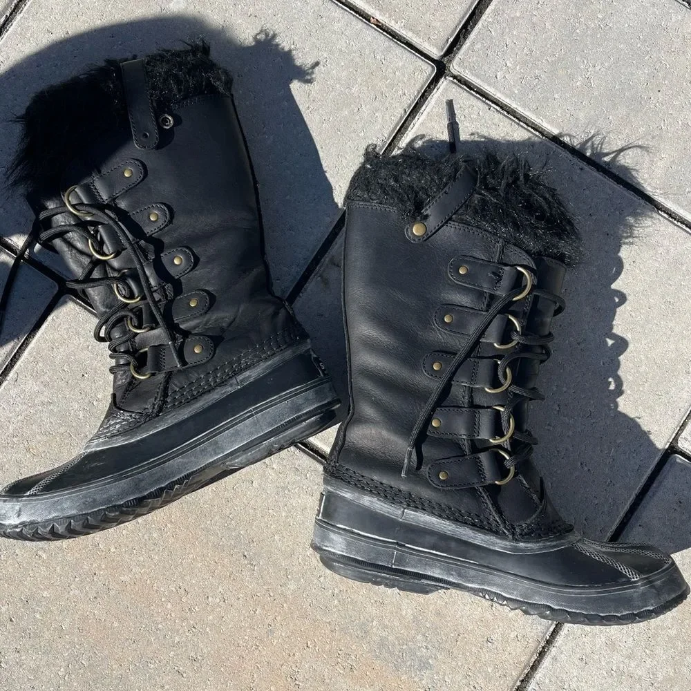 Sorel Joan of Arc Premium Black Boot | Women’s Size 7